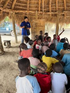 the original classroom at the Kakubo school